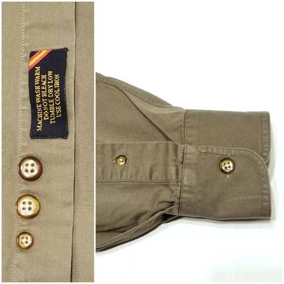 F.A. MacClure Large Grey Button Down Shiry in EUC - Picture 5 of 5